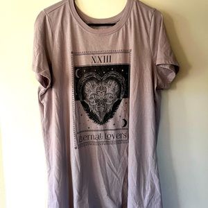 “Eternal Lovers” Tarot Tee, Torrid (2X)